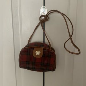 Vintage Plaid Pacific Connections Mini Purse
